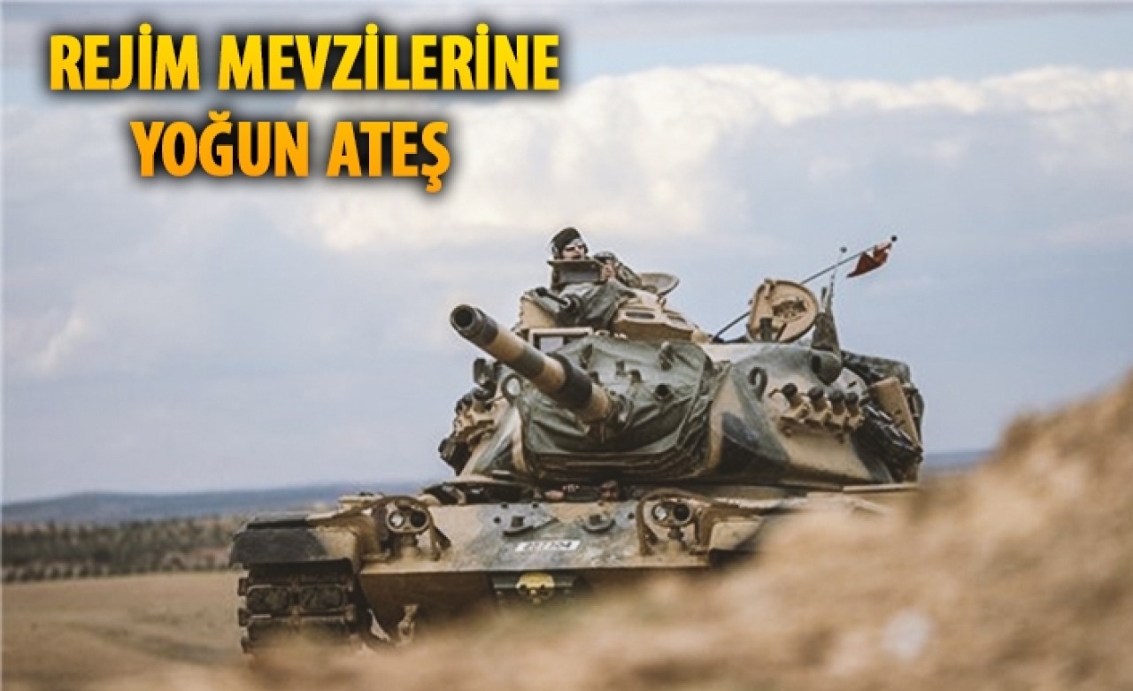Suriye'de rejim mevzileri vuruldu
