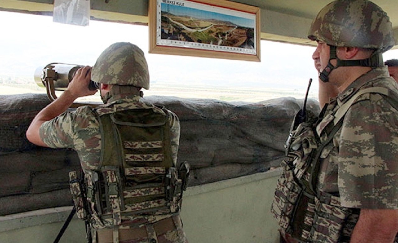 Suriye sınırındaki Mehmetçik,  bayramda da görev başında