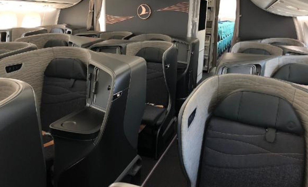 THY'nin ilk 'rüya uçağı'nın kabin içi görüntüleri yayınlandı