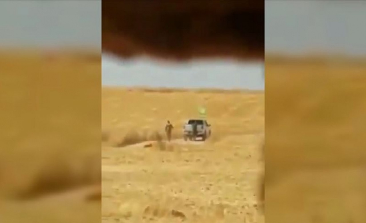 YPG/PKK'lı teröristler sivillere ait arazileri ateşe verirken görüntülendi