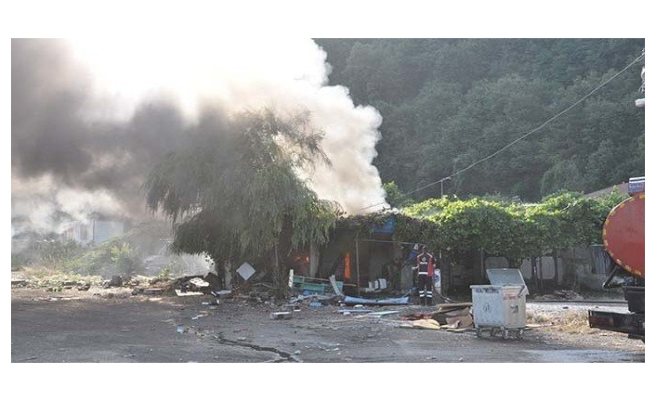 Zonguldak'ta korkutan patlama