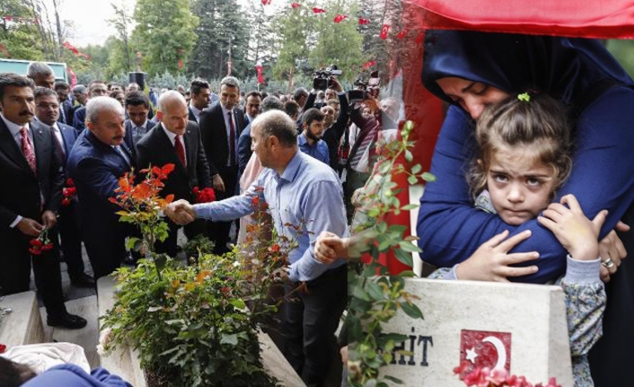 15 Temmuz şehitleri,  şehitlikte anıldı