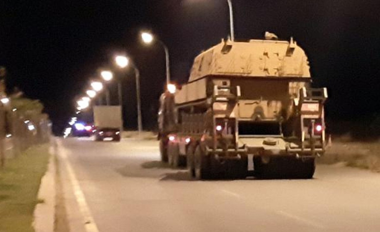 Askeri konvoy Ceylanpınar’a ulaştı