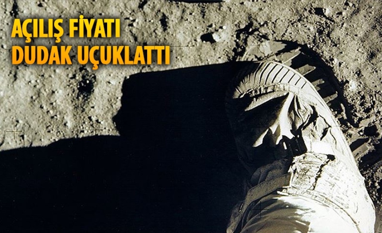 Ay'a ayak basılan anın görüntüleri açık artırmaya çıkıyor