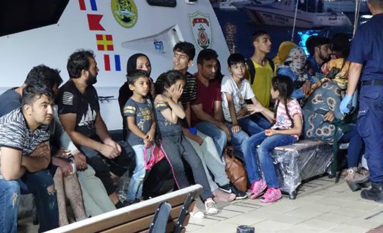 Çanakkale'de 48 kaçak göçmen yakalandı