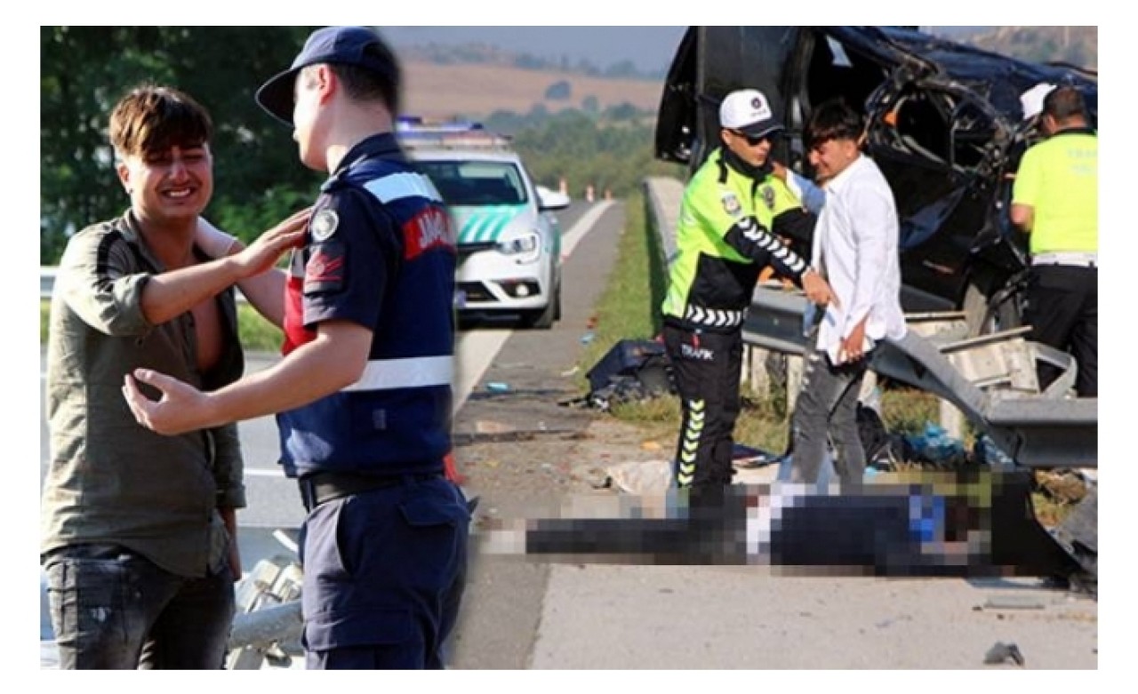 Cenaze dönüşü feci kaza.. Ölü ve yaralılar var...