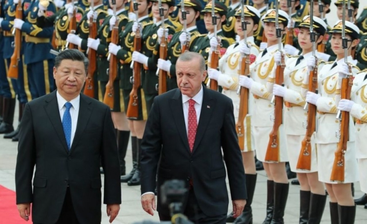 Cumhurbaşkanı Erdoğan Çin'de resmi törenle karşılandı