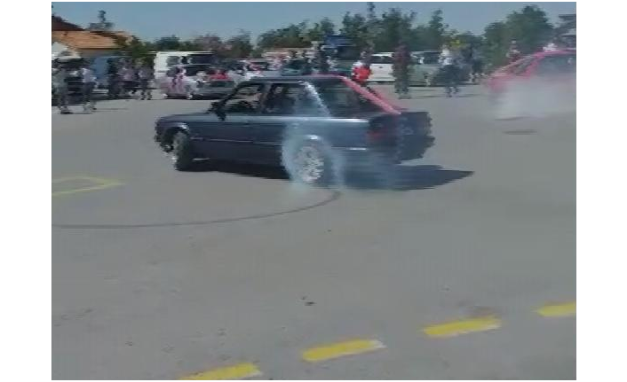 Drift yapan sürücüye rekor ceza