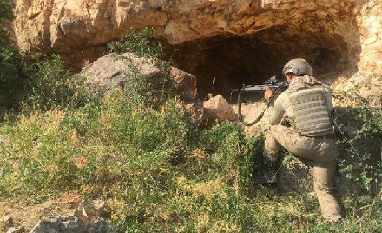 Erciş'te PKK sığınağı kullanılamaz hale getirildi