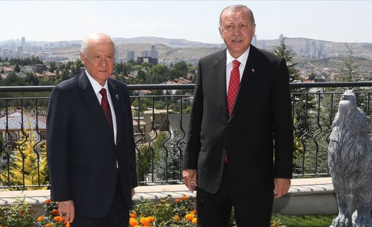 Erdoğan ile Bahçeli bir araya geldi