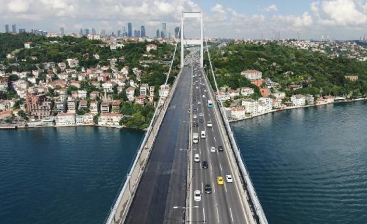 FSM'deki çalışmaların 16. gününde ilk kat asfalt tamamlandı