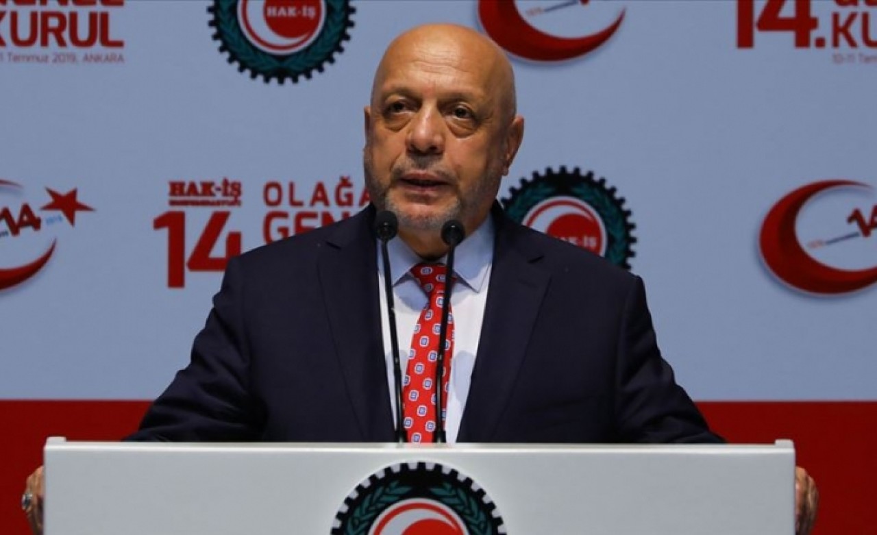 Hak-İş'te Mahmut Arslan yeniden genel başkanlığa seçildi