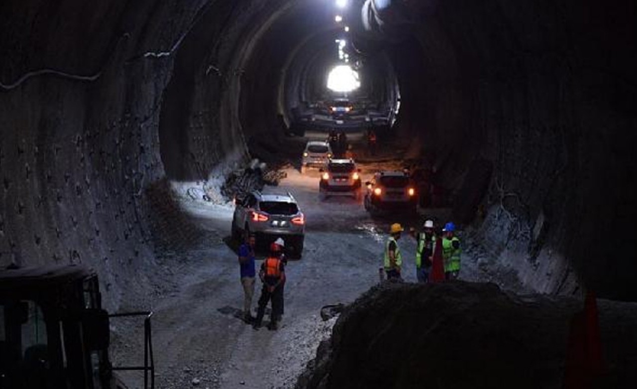 Honaz Tüneli'nde sona doğru