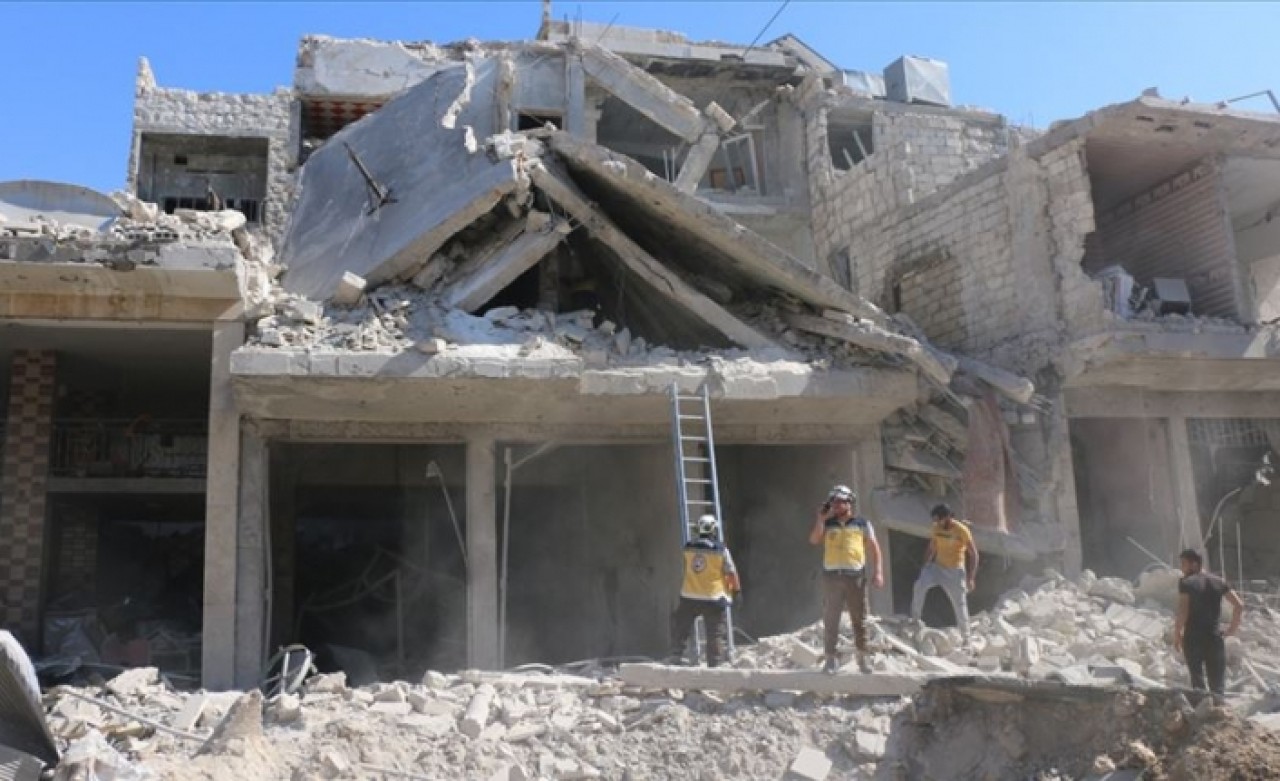 İdlib'e hava saldırıları: 9 ölü