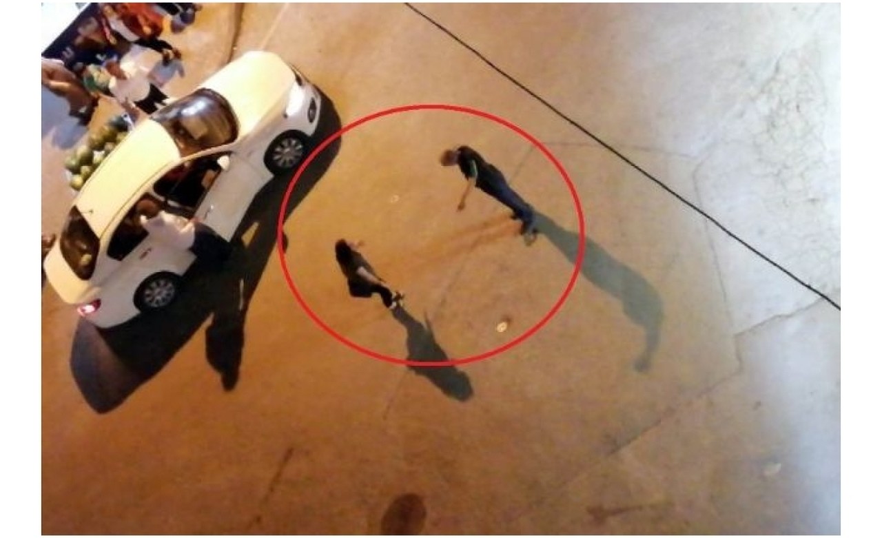 Kaçarken karşılaştı,  'Bir daha vurma' diye bağırınca...