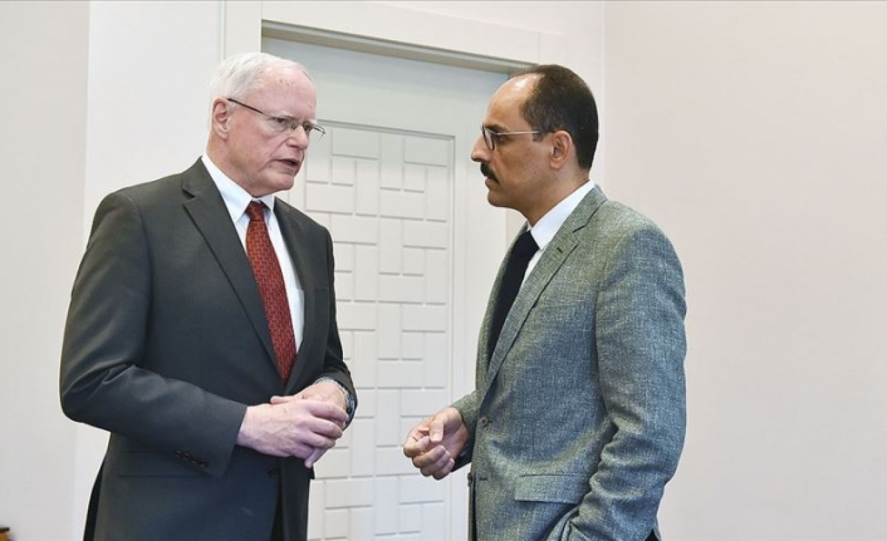 Kalın ile Jeffrey 'güvenli bölge'yi görüştü