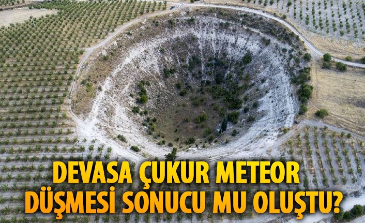 Meteor düştüğüne inanılan çukur araştırılacak