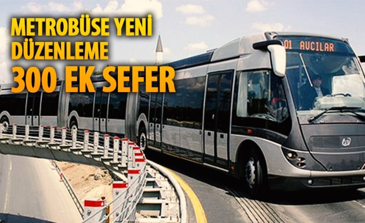 Metrobüs sefer saatleri kış tarifesine çevrildi