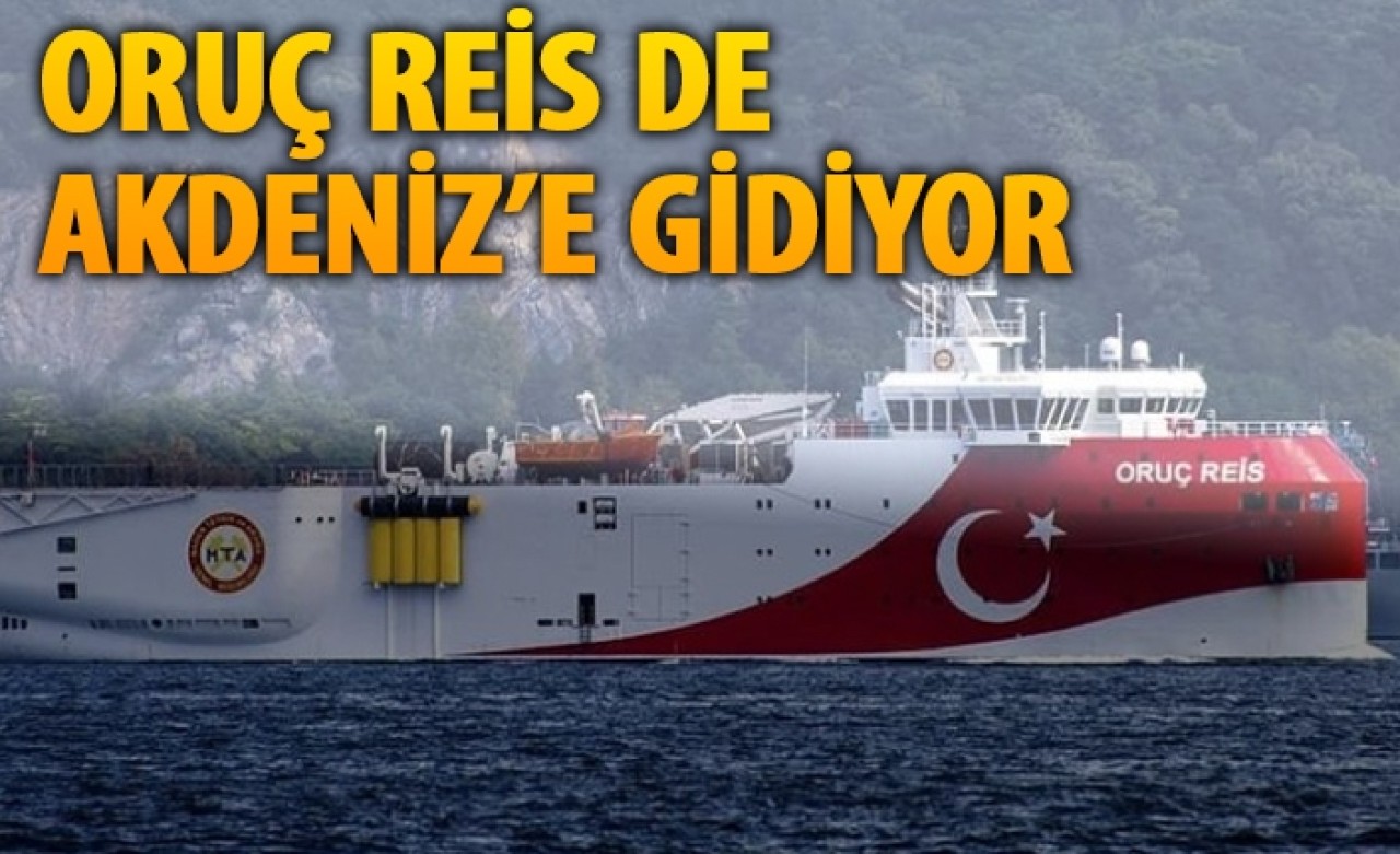 Oruç Reis Gemisi de Akdeniz'de aramalara başlıyor