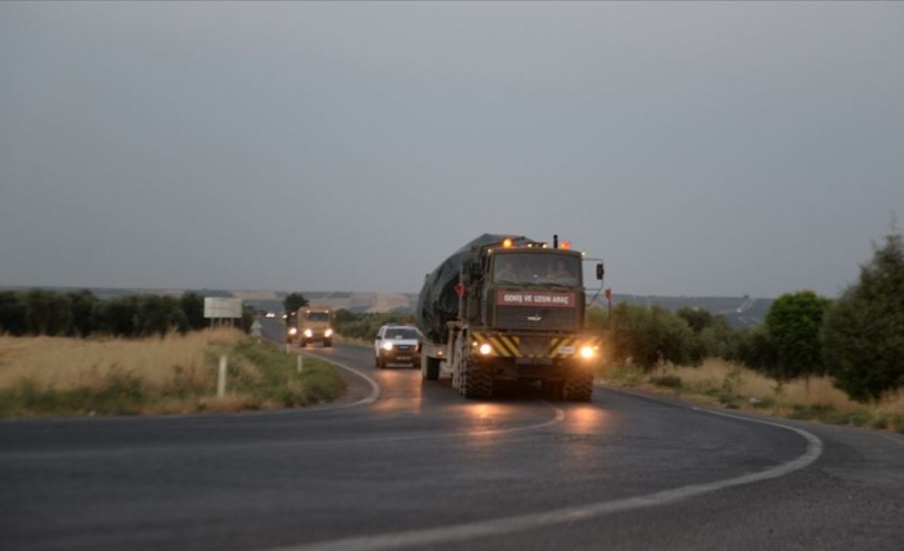 Suriye sınırına mühimmat takviyesi