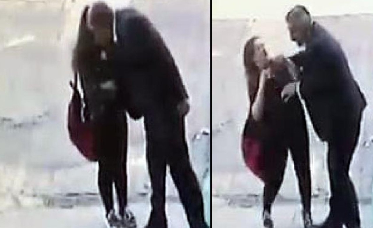 Torunu yaşındaki kıza sokak ortasında taciz!