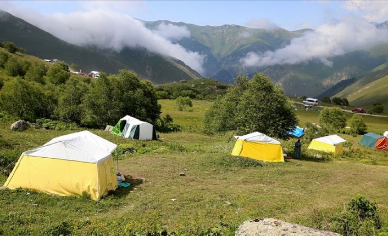 Turiste kiraladığı çadır geçim kaynağı oldu