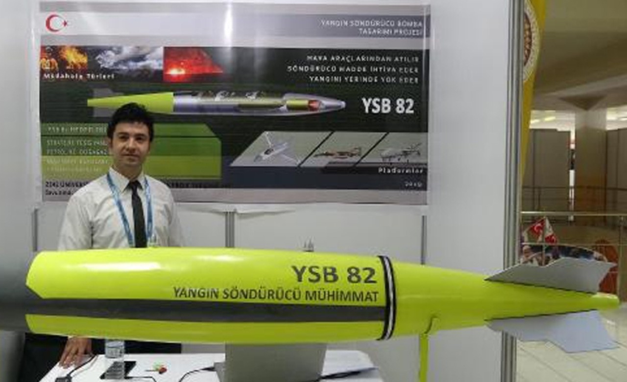 Yangın söndürme bombası icat etti