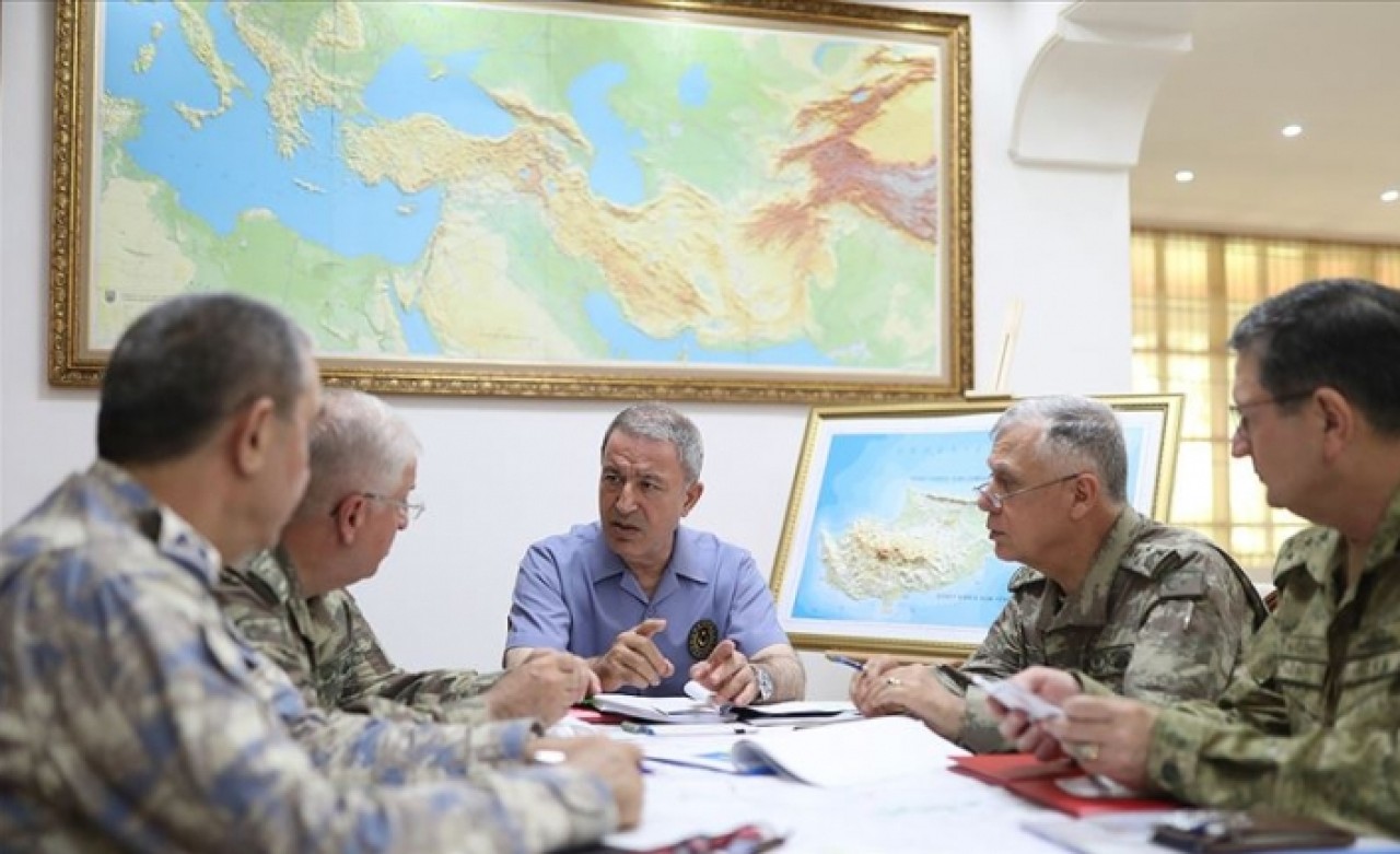 Akar ve TSK'nın komuta kademesinden KKTC'de 'kararlılık' mesajı