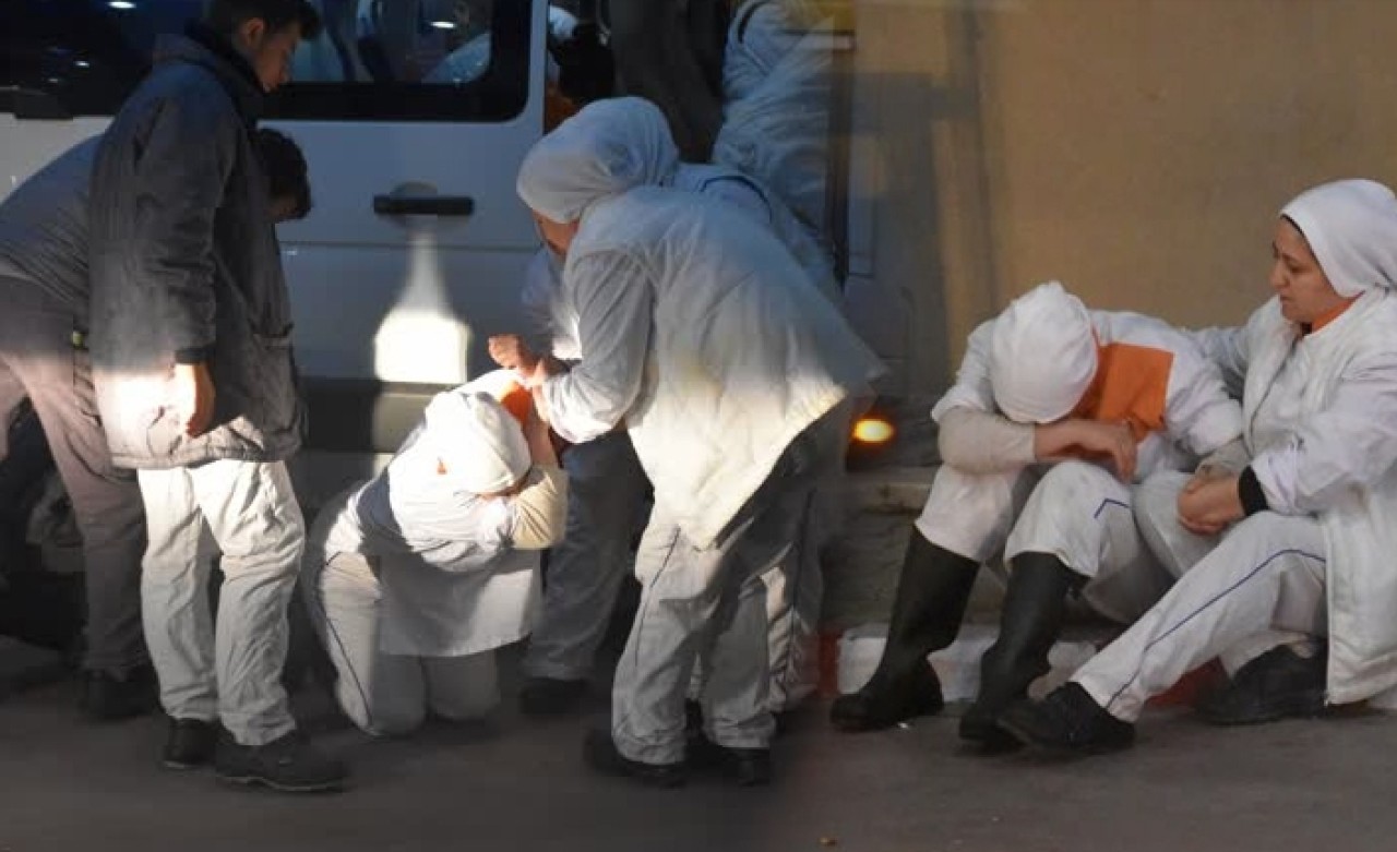 Amonyak gazından zehirlenen 25 işçi hastaneye kaldırıldı