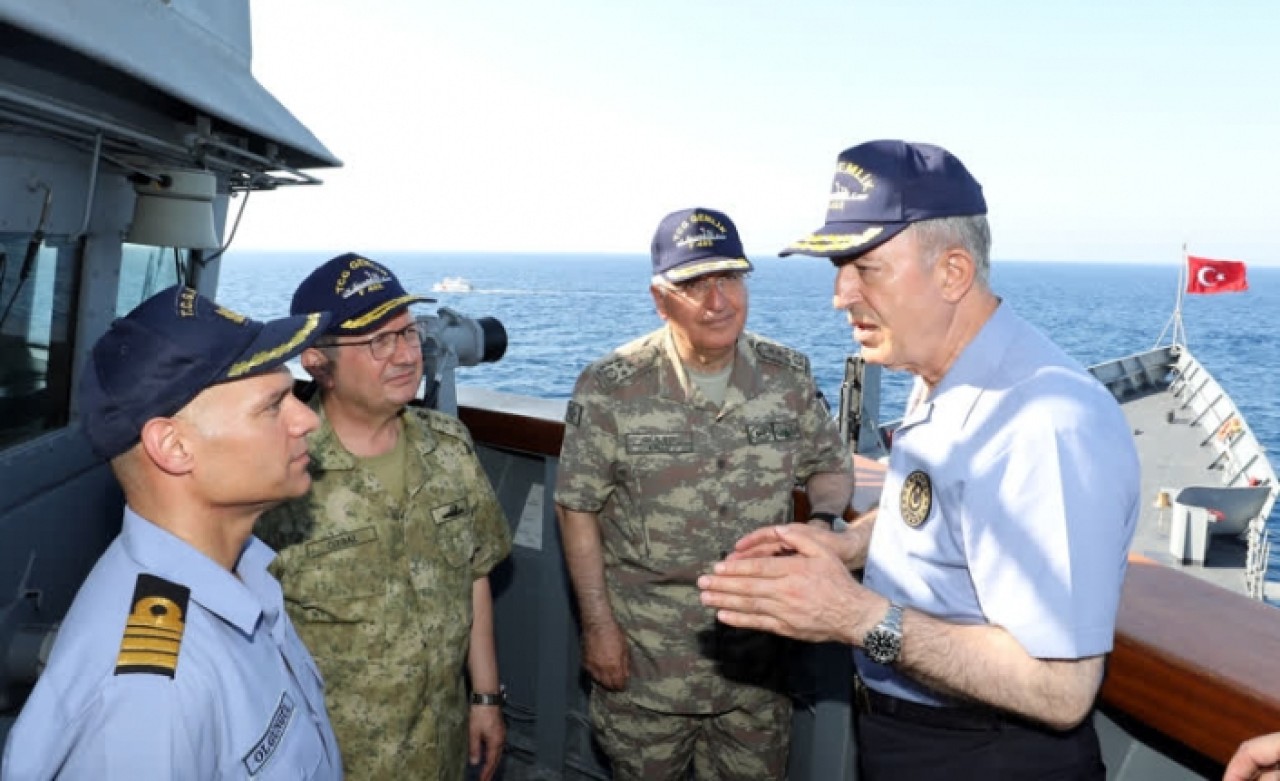 Bakan Akar'dan flaş Doğu Akdeniz mesajı