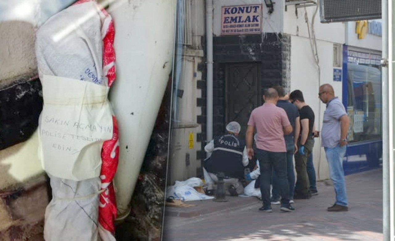 Binanın önüne bırakılmış 5 el bombası ve lav silahı bulundu