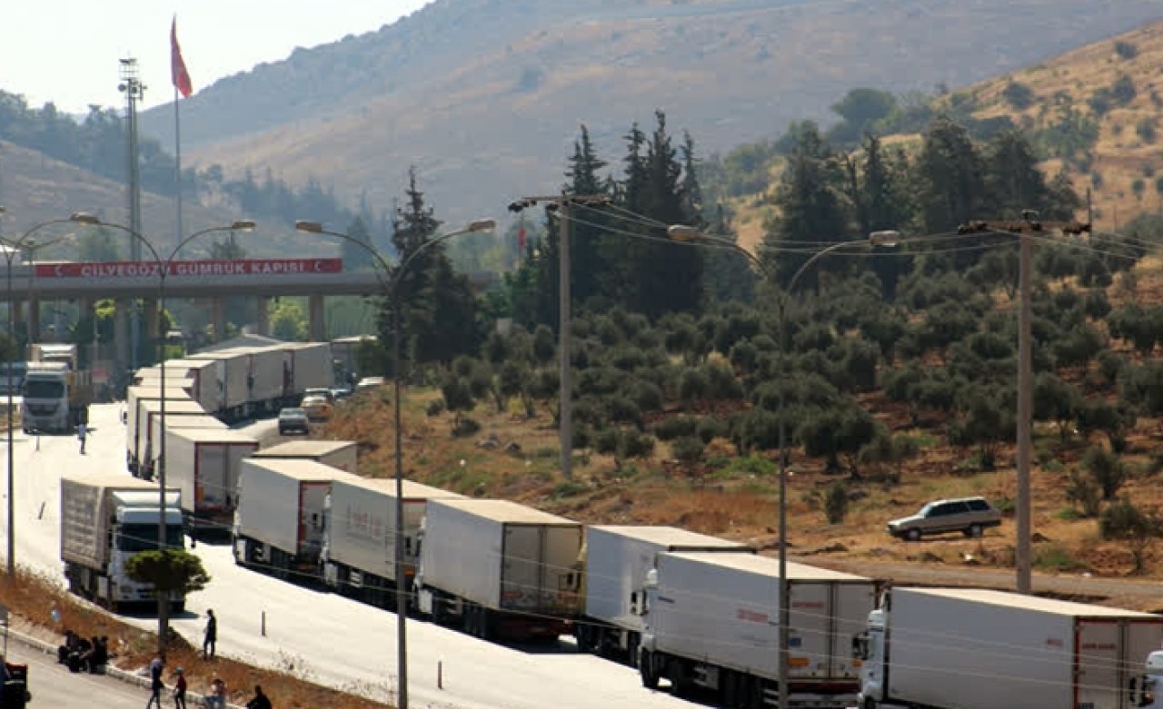 Cilvegözü Sınır Kapısı'nda tır yoğunluğu