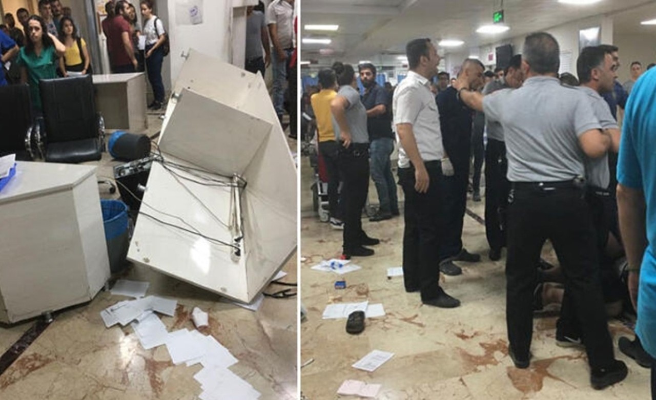 Gaziantep'te şoke eden olay! Doktora saldırdı,  hastaneyi dağıttı...