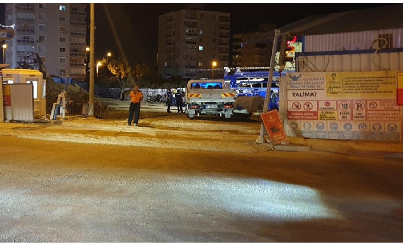 İzmir'de metro inşaatında gerçekleşen kazada 1 kişi hayatını kaybetti
