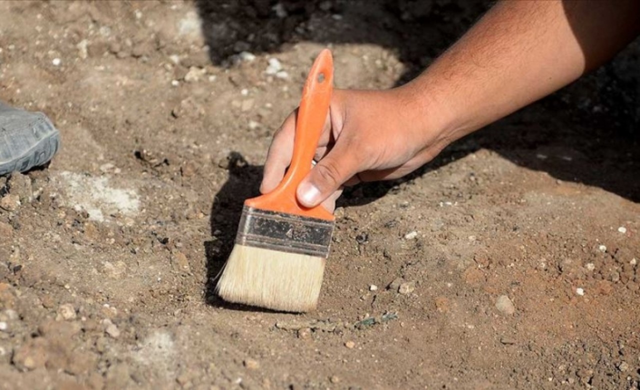 Kayseri'de tek parça halinde mamut fosili bulundu