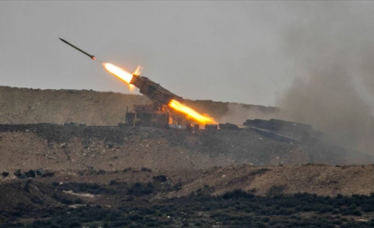 Suriye'nin Tel Rıfat bölgesinde terör hedefleri vuruldu