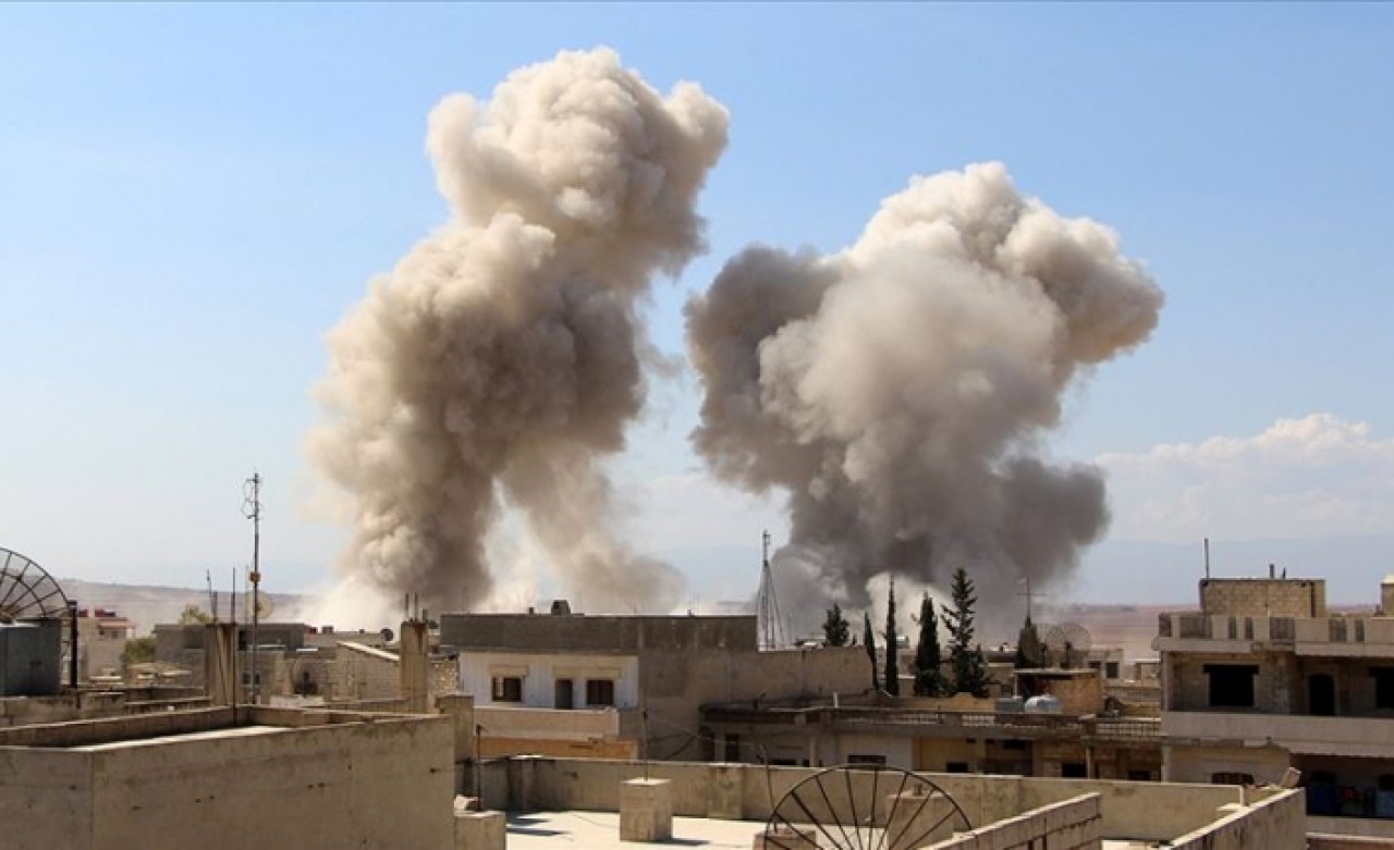 Rusya'nın İdlib'e hava saldırısında 4 sivil öldü