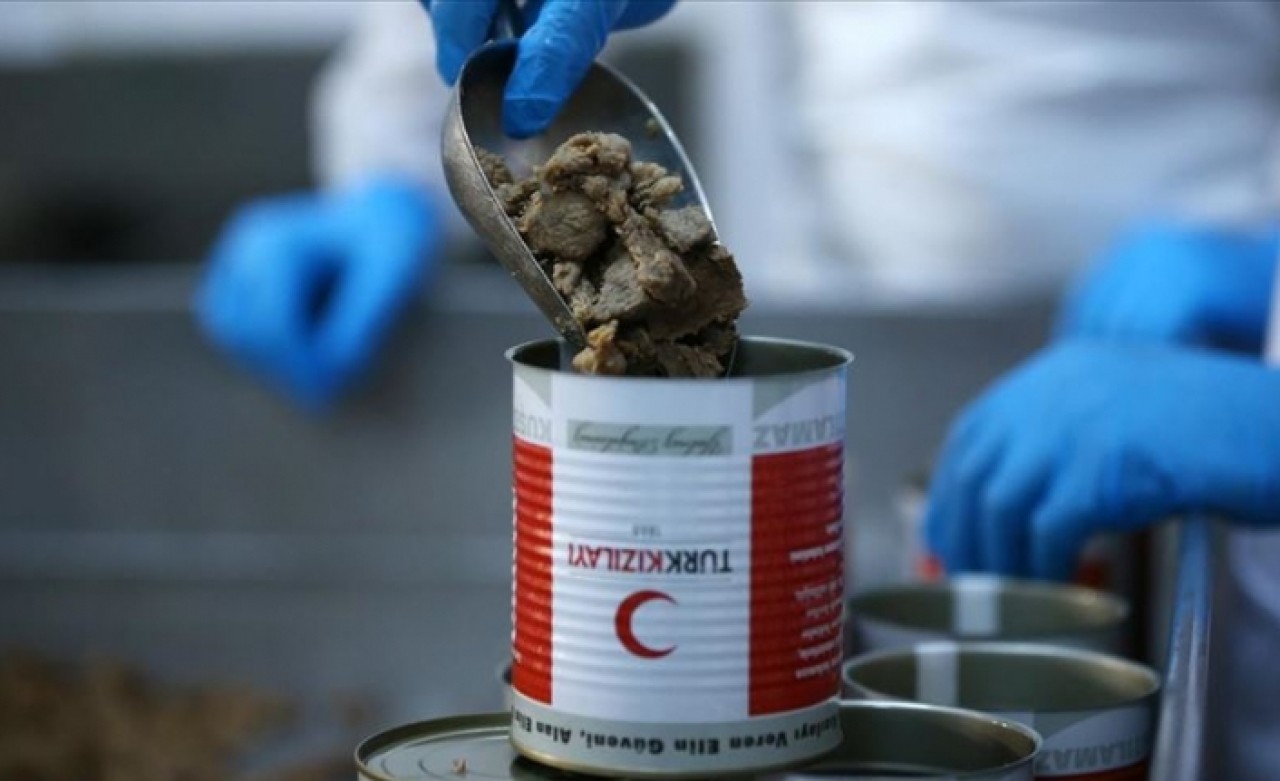Türk Kızılay konserve kurban etlerini 2, 5 milyon kişiye ulaştıracak