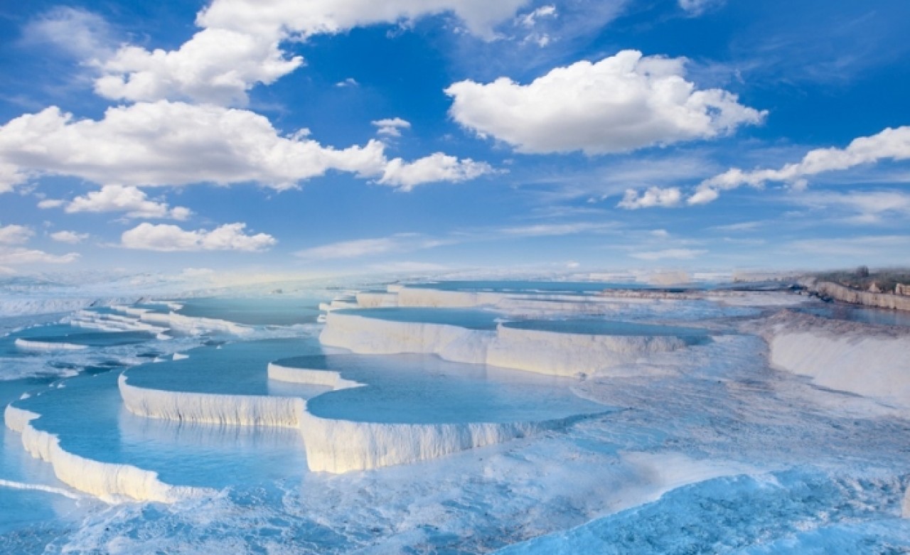 Pamukkale travertenlerine giriş cep yakıyor