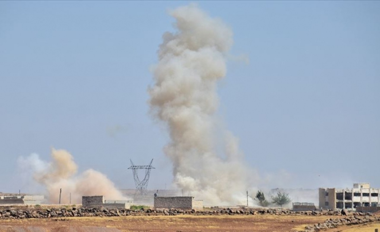 Terör örgütü YPG/PKK Azez’e saldırdı