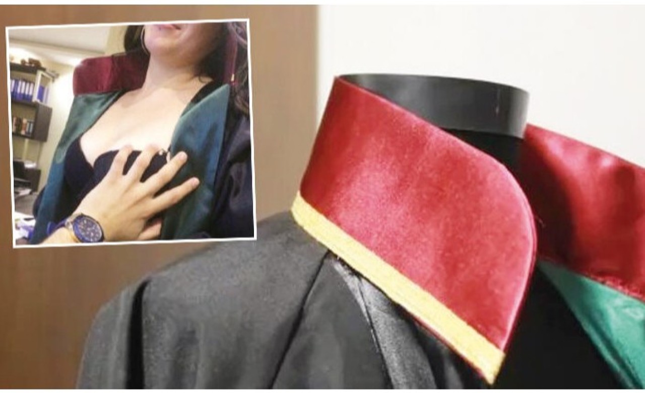 Adana Barosu Cübbeli Müstehcen Poz Nedeniyle Karıştı!