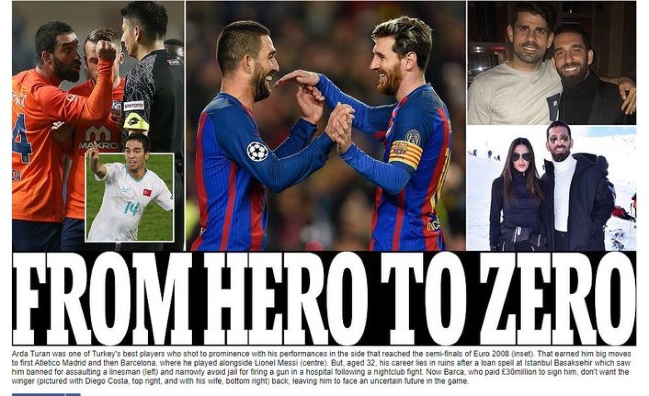 Arda Turan Dünya'nın Diline Düştü: Kahramanlıktan Sıfıra!