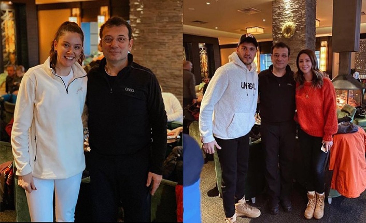 Elazığ'a Desteğe Giden İmamoğlu,  Kayak İçin Erzurum'a Gitti: Hayranlarıyla Fotoğraf Çektirdi!