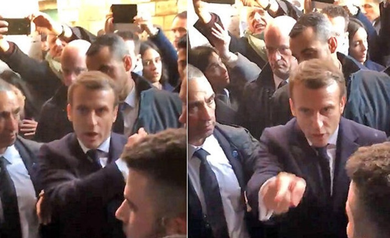 İsrail Polisi Macron'u Da Çıldırttı!