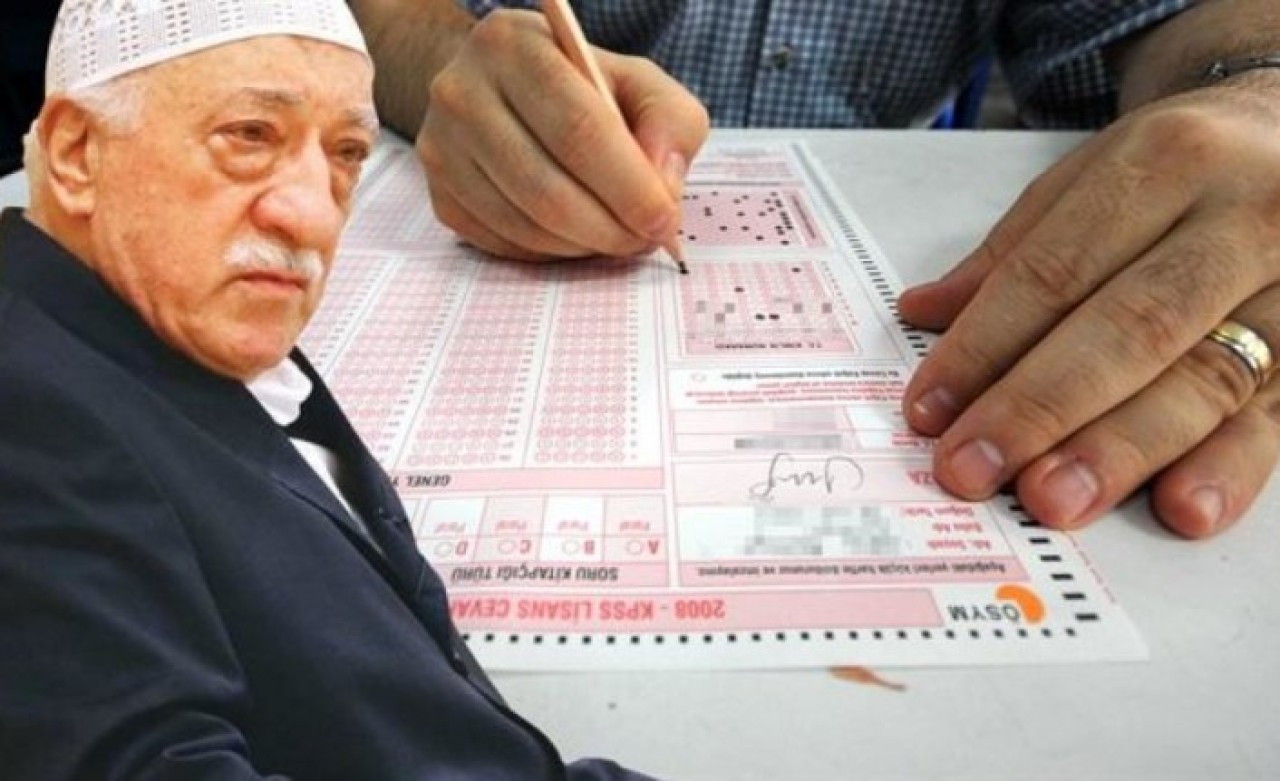 FETÖ'cüler hatalı soruda bile aynı şıkkı işaretlemiş!
