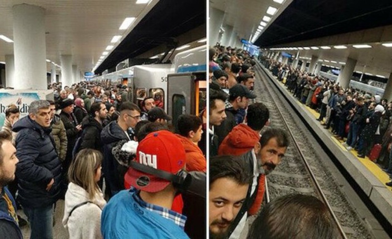 Marmaray'da pazar çilesi: Hindistan'a döndü!