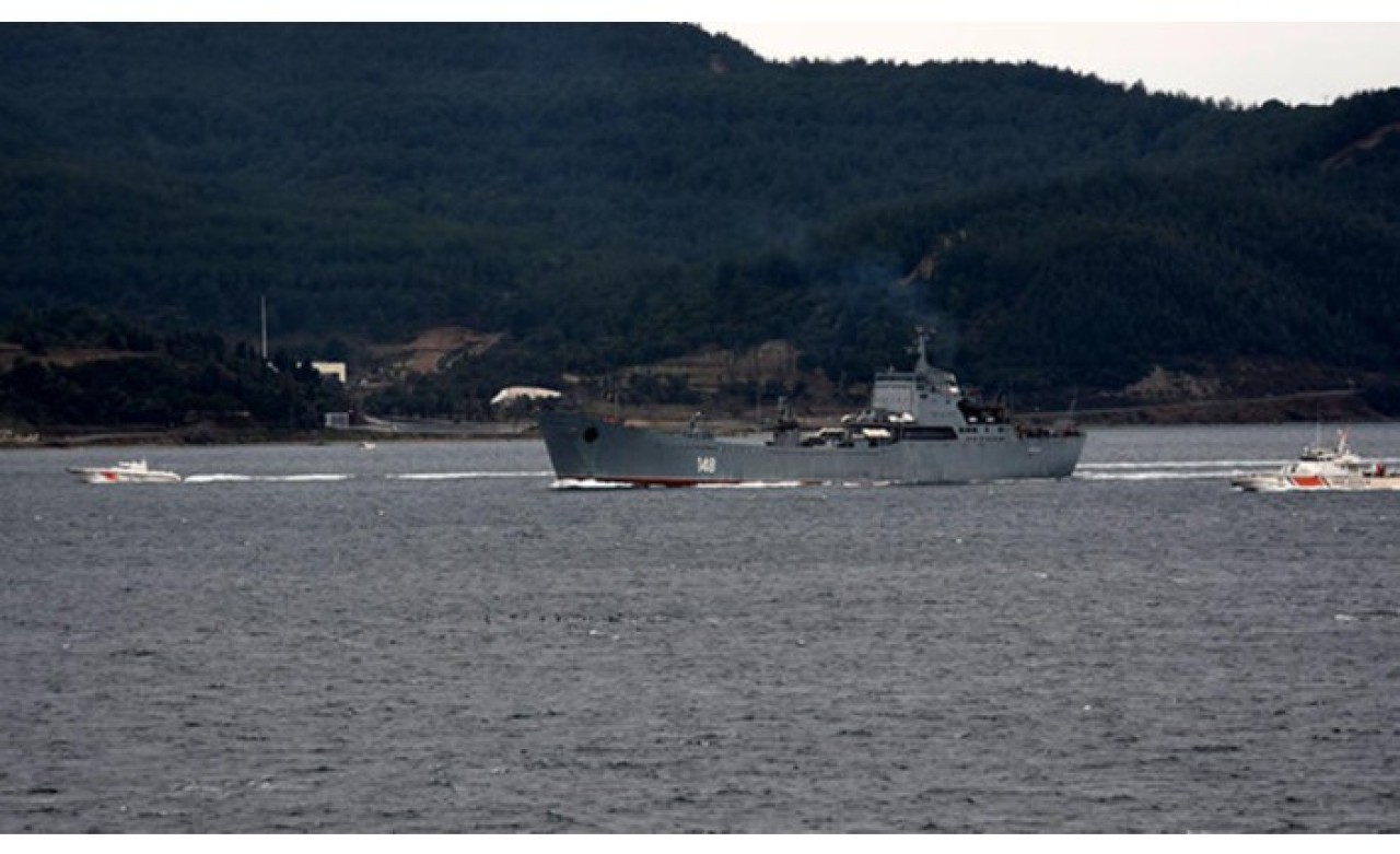 Rus savaş gemisi 'Orks' Akdeniz'e iniyor