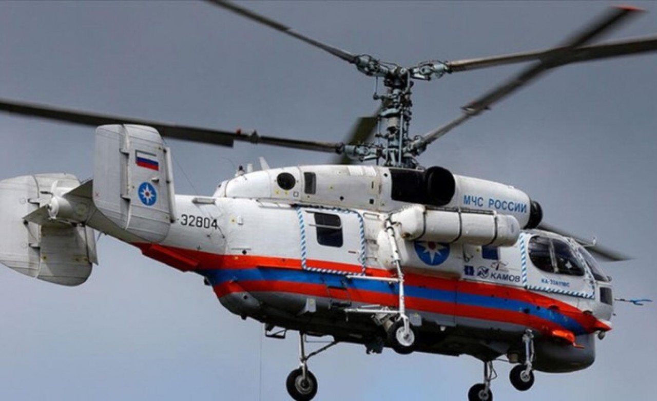 Rus helikopteri düştü