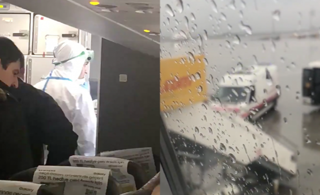 Bakan Koca Türkiye'de koronavirüsü olabilir demişti: İstanbul'a inen uçak bekletiliyor