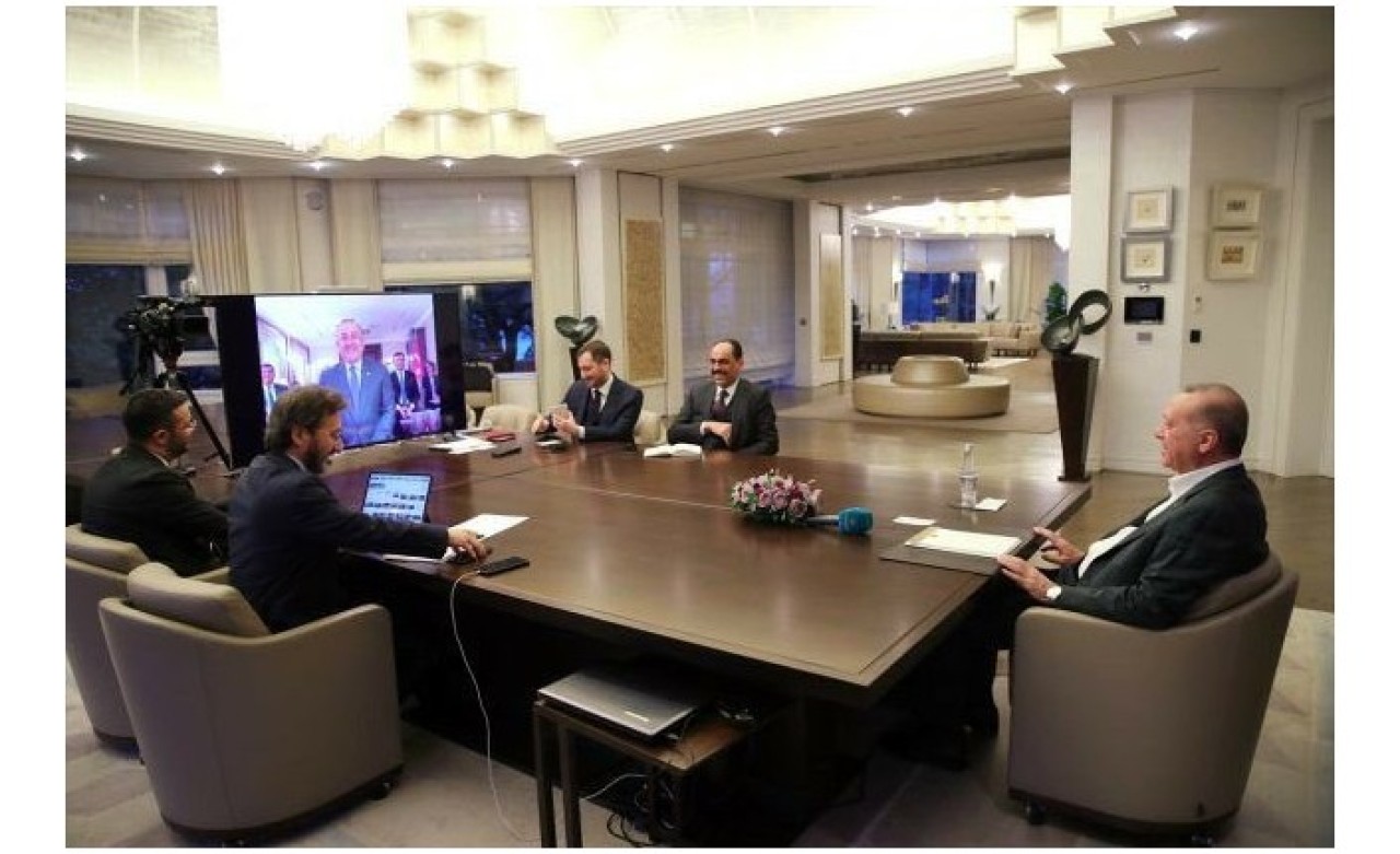 Cumhurbaşkanı Erdoğan,  telekonferans yaptığı Çavuşoğlu'nu uyardı!